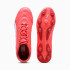 Bottes de football Puma King Pro Fg/Ag Rouge brillant/Blanc/Rouge