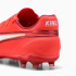 Bottes de football Puma King Match Fg/Ag Rouge/Blanc