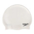 Bonnet de Natation Speedo Plain Flat Silicone Blanc