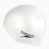Bonnet de Natation Speedo Plain Flat Silicone Blanc