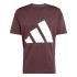 T-shirt adidas Big Logo Sj Homme Grenat/Blanc