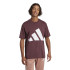 T-shirt adidas Big Logo Sj Homme Grenat/Blanc
