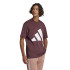 T-shirt adidas Big Logo Sj Homme Grenat/Blanc