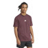 T-shirt adidas Small Logo Sj Homme Grenat/Blanc