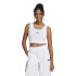 T-shirt adidas Small Logo Sj Tank Femme Blanc/Noir