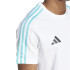 T-shirt adidas Mercedes ADN Blanc/Noir Homme