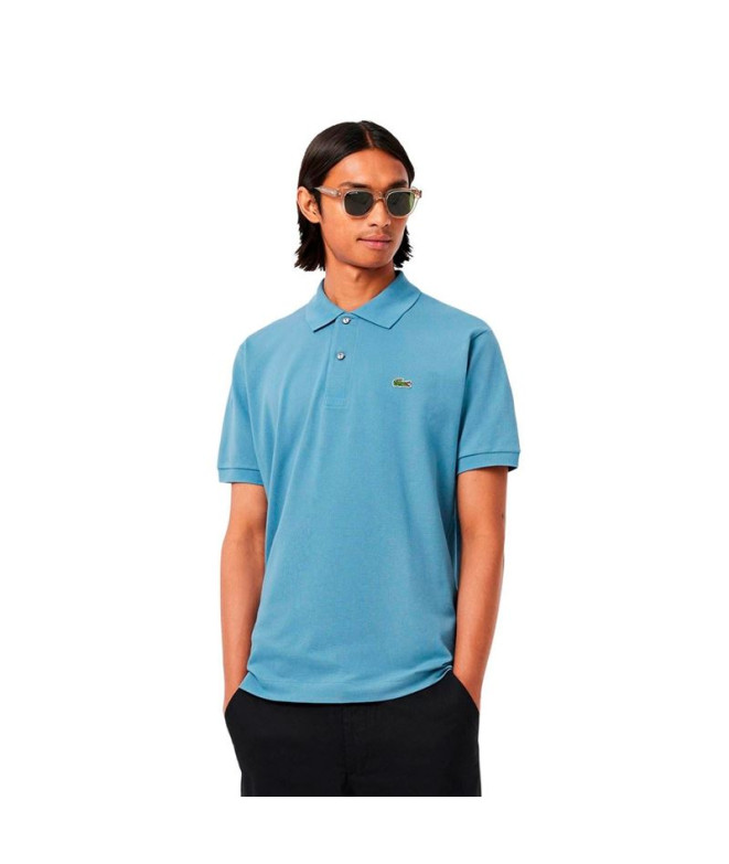 Polo Lacoste Chemise Col Bord-Côtes Manches...