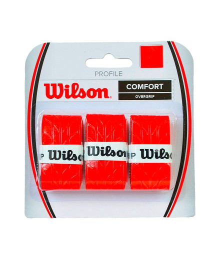 Overgrip de Tennis Wilson Profile Rd Rouge