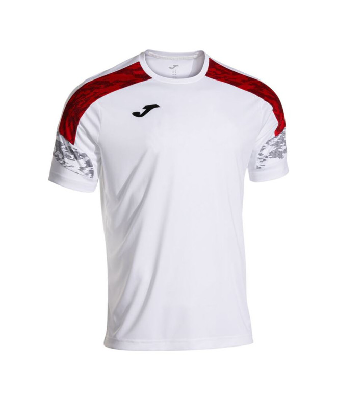 T-shirt Joma Championship VIII Homme Blanc/Rouge