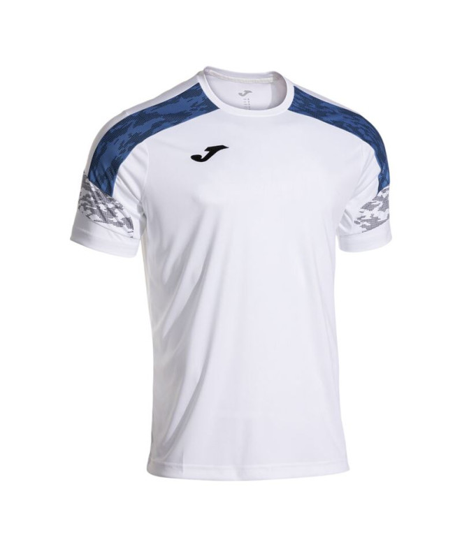T-shirt Joma Championship VIII Homme Blanc/Royal