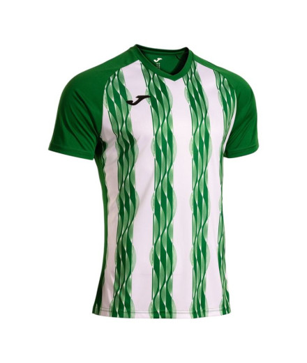 T-shirt Joma Inter V Vert Blanc Enfant
