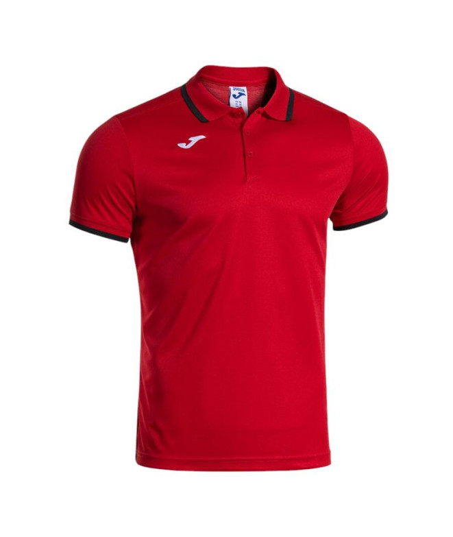 Polo Joma Combi Premium Rouge Noir Enfant