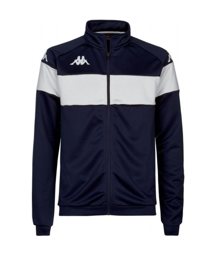 Sweat Fitness Kappa Dacone Homme Bleu Marine/Blanc