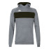 Sweat Kappa Daccio Homme Gris Melange/Noir