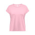 T-shirt Only Onpaubree Life Ss Bat Loose Cur Femme Pink-A-Boo