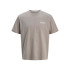 T-shirt Jack & Jones Jcodynamic Dust Ss Crew Neck Ln Homme Gris Flannel