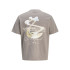 T-shirt Jack & Jones Jcodynamic Dust Ss Crew Neck Ln Homme Gris Flannel