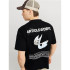 T-shirt Jack & Jones Jcodynamic Dust Ss Crew Neck Ln Homme Noir