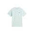 T-shirt Vans Logo de poitrine gauche Em Hint Of Mint Femme