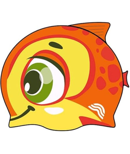 Bonnet de Natation Aquarapid Cuffia Silicone Kas Ass. Enfant