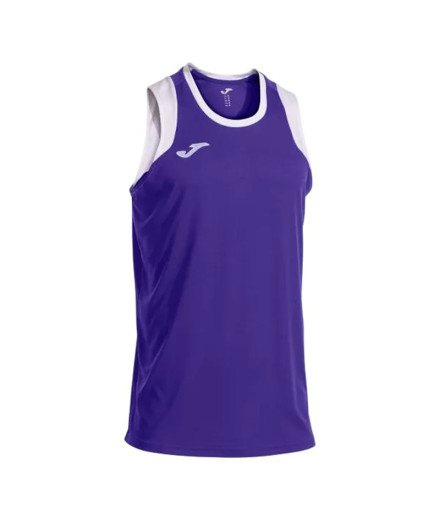 T-shirt Joma Terrain Violet Blanc Enfant