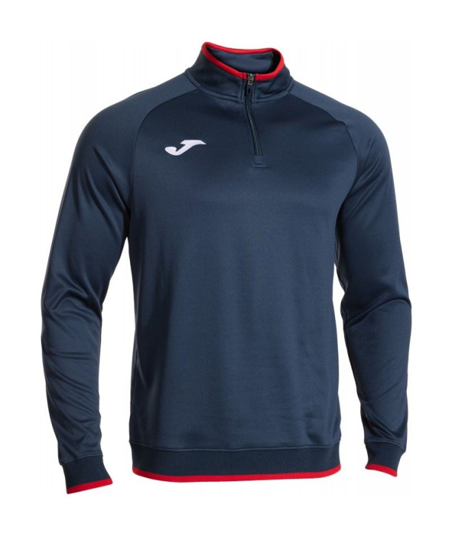 Sweat Joma Combi Premium Homme Bleu foncé/Rouge