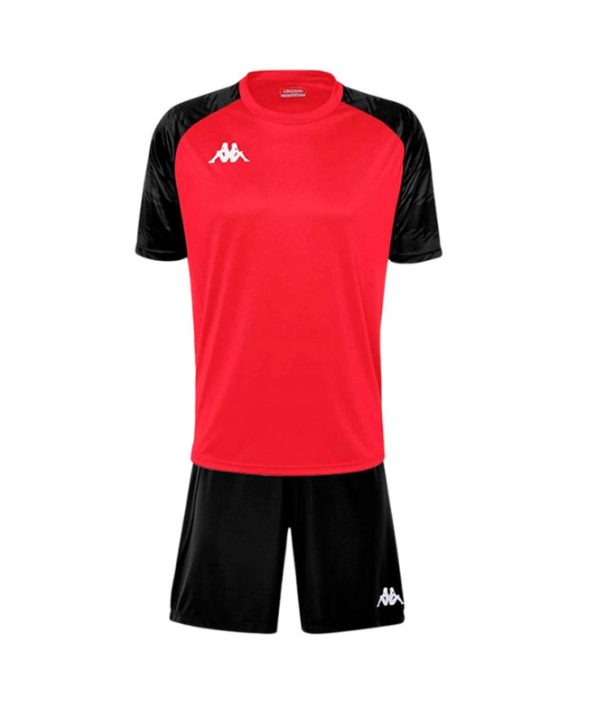 Sweat Football Kappa Daverno Homme Rouge/Noir