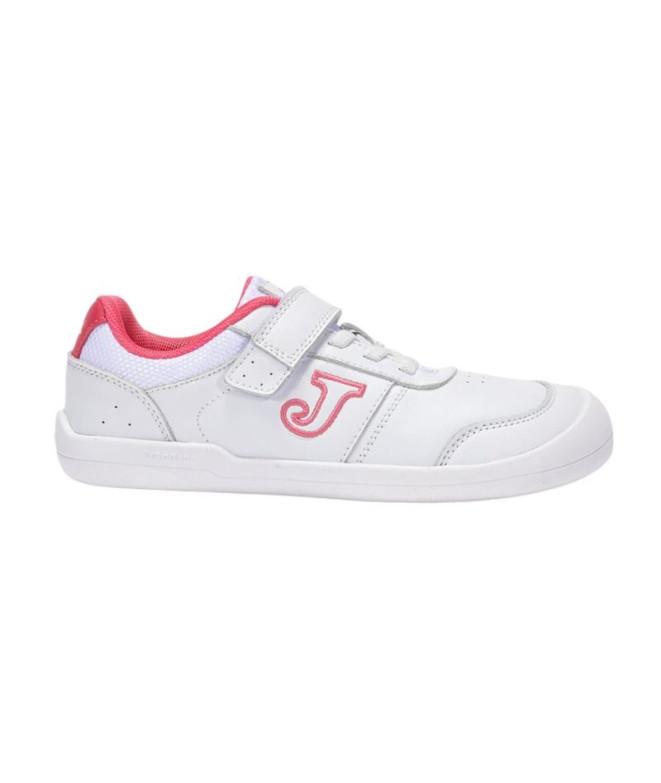 Chaussures Joma Vela Jr 2513 Blanc Rose Enfant