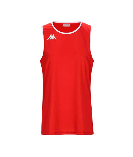 T-shirt Basket-ball Kappa Danco Homme Rouge/Blanc