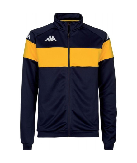 Sweat Fitness Kappa Dacone Homme Bleu Marine/Jaune Chrome