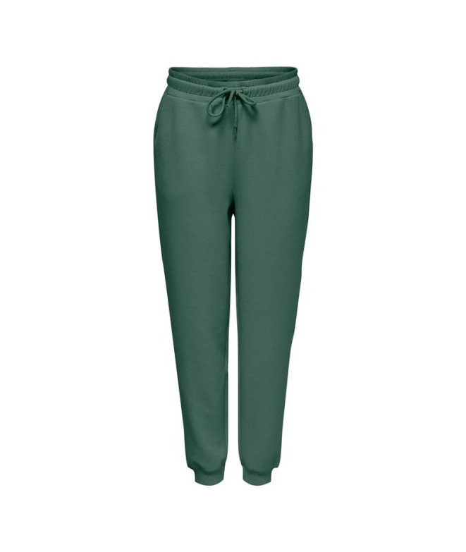 Pantalon Only Onplounge Life Hw Reg Duck Green...