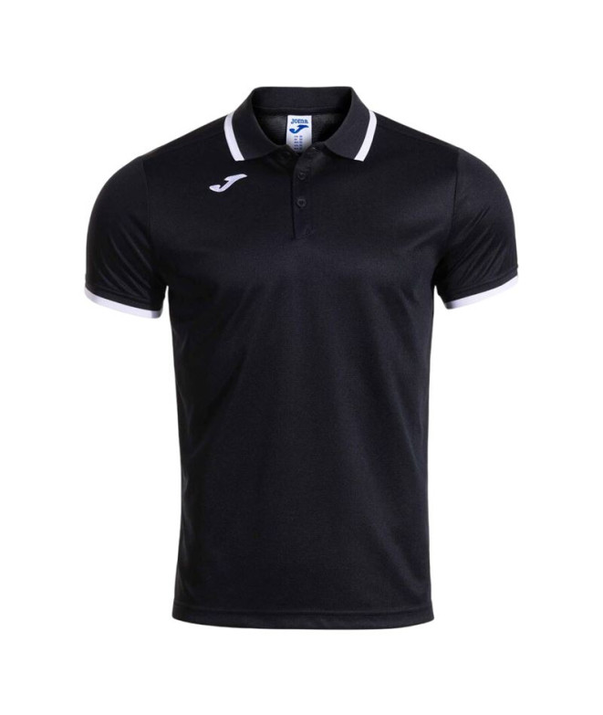 Polo Joma Combi Premium Homme Noir/Blanc