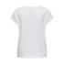 T-shirt Only Onpaubree Life On Ss Bat Loose Femme Cloud Dancer
