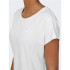 T-shirt Only Onpaubree Life On Ss Bat Loose Femme Cloud Dancer