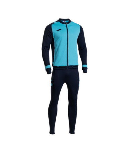 Survêtement Joma Lider Turquoise Fluo Dark Navy Enfant