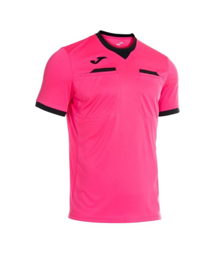 T-shirt Joma Arbitre Homme Rose Fluo/Noir