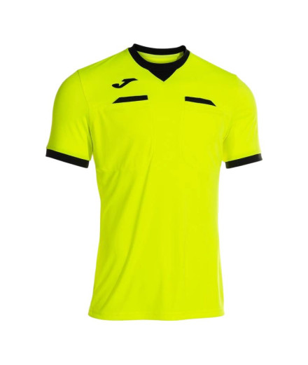 T-shirt Joma Arbitre Homme Jaune Fluo/Noir