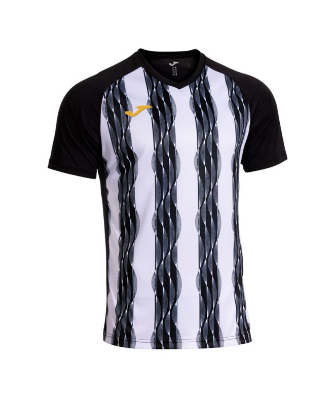 T-shirt Joma Inter V Noir Blanc Enfant
