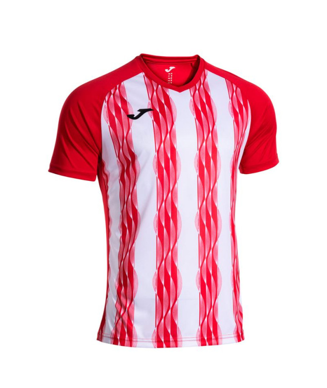 T-shirt Joma Inter V Rouge Blanc Enfant