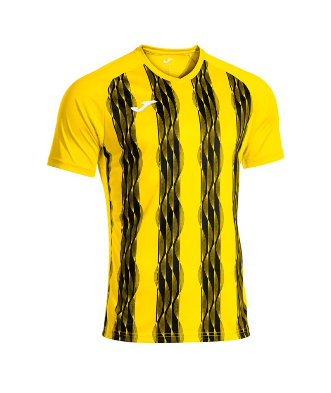 T-shirt Joma Inter V Jaune Noir Homme