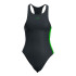 Maillot de bain Joma Splash Noir Vert Fluo Fille