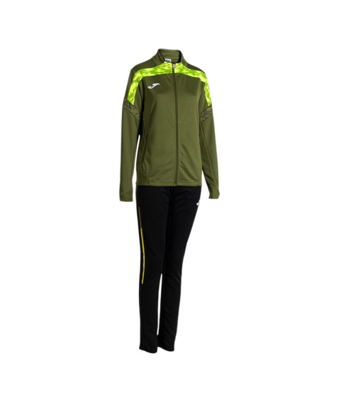 Survêtement Joma Championnat Viii Vert Jaune Femme