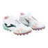 Bottes de Football Joma Striker 2502 Blanc Herbe Artificielle Enfant