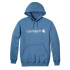 Sweat Carhartt Signature Logo Homme Thundercloud Heather