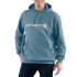 Sweat Carhartt Signature Logo Homme Thundercloud Heather