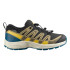 Chaussures de Montagne Salomon Xa Pro V8 Noir/Gris Vert/Poudre Jaune Enfant