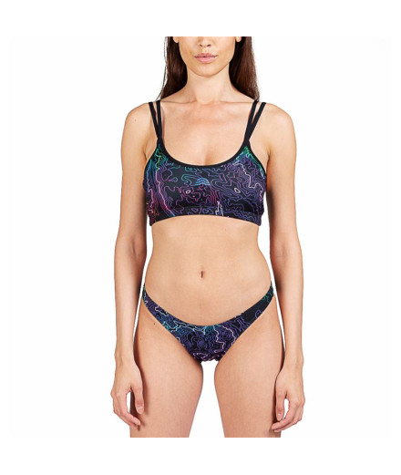Maillot de bain de Natation Aquarapid Costume 2Pz Noir Femme