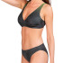 Maillot de bain de Natation Aquarapid Costume 2Pz Noir_Vert Femme