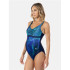 Maillot de bain de Natation Aquarapid Costume Intero Femme Bleu Foncé