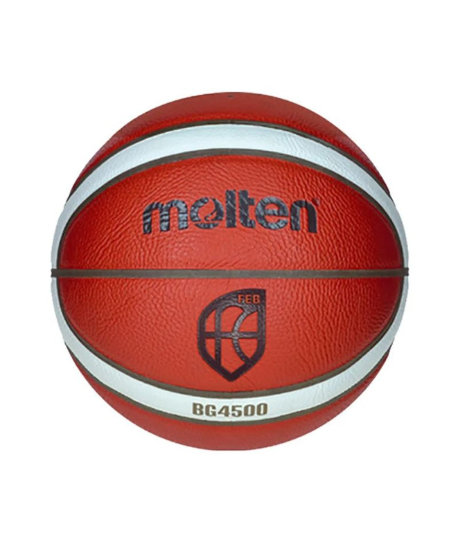Balle de Basket-ball Molten B6G4500 Marron